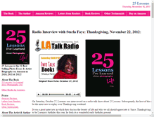 Tablet Screenshot of 25lessons.com